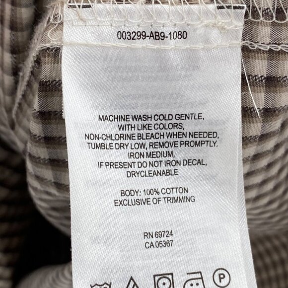 Columbia Sportswear Long Sleeve Button Down Shirt Brown/White Men Size XL - Picture 5 of 5